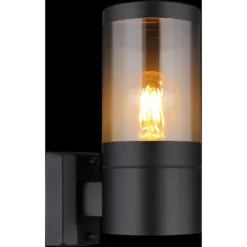 Globo Aussenleuchte E27 Edelstahl Schwarz Matt 24 X 10 Cm -Lampen & Leuchten affär 627498 3