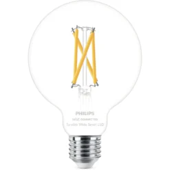 Philips Smart-LED Globe G95 Filament Klar Dimmbar E27 / 60 W / 806 Lm -Lampen & Leuchten affär 636173 1