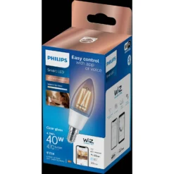 Philips Smart-LED Kerze Filament Klar Dimmbar E14 / 40 W / 470 Lm 7 Philips Smart-LED Kerze Filament Klar Dimmbar E14 / 40 W / 470 Lm -Lampen & Leuchten affär 636178 3