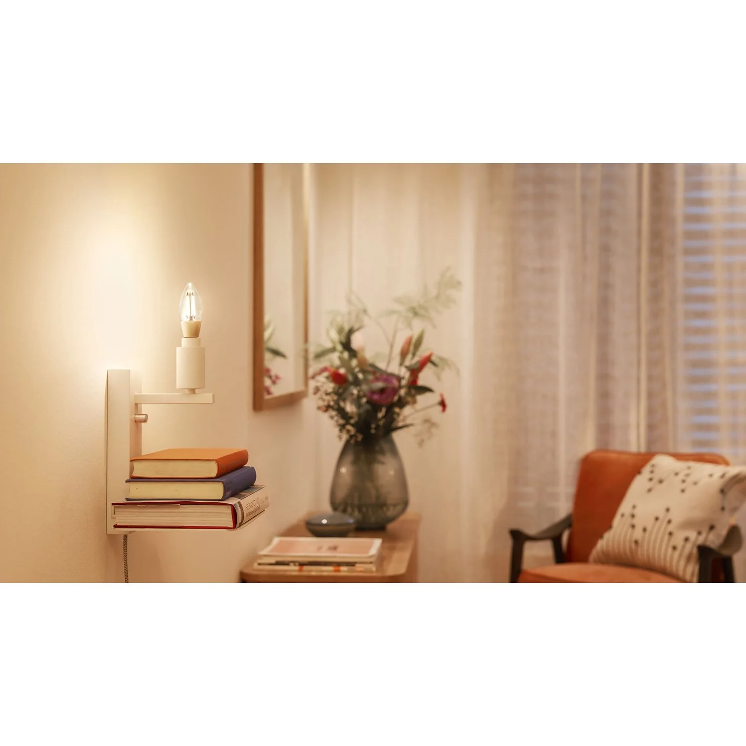 Philips Smart-LED Kerze Filament Amber Dimmbar E14 / 25 W / 370 Lm 4 Philips Smart-LED Kerze Filament Amber Dimmbar E14 / 25 W / 370 Lm – Bild 4