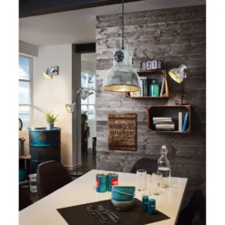 Eglo Tischleuchte Barnstaple E27 Zink Patina Braun-Schwarz -Lampen & Leuchten affär 641671 5