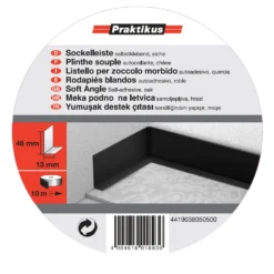 Praktikus Knickwinkel Eiche Selbstklebend 48 Mm X 13 Mm Länge 10'000 Mm -Lampen & Leuchten affär 656198 2