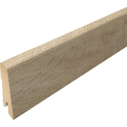 Egger Sockelleiste L385 Zu Fussboden Eiche Sägerau Braun 60 X 17 Mm / Länge 2,4