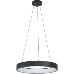 Eglo LED-Pendelleuchte Marghera-Z Zigbee RGB CCT Schwarz / Weiss 4 X 6,5 W