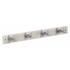 Siro Hakenleiste Edelstahl Fein Geschliffen Lochabstand: 298 Mm