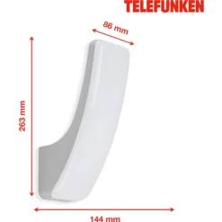 Telefunken Aussenleuchte Gent LED Länglich Silber 15 W / 1'800 Lm -Lampen & Leuchten affär 735329 3