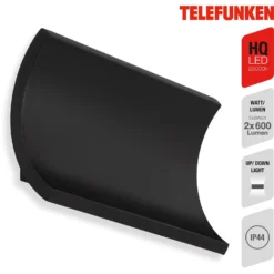 Telefunken LED-Aussenleuchte Genf Schwarz 6 W -Lampen & Leuchten affär 735335 2