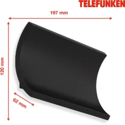 Telefunken LED-Aussenleuchte Genf Schwarz 6 W -Lampen & Leuchten affär 735335 3