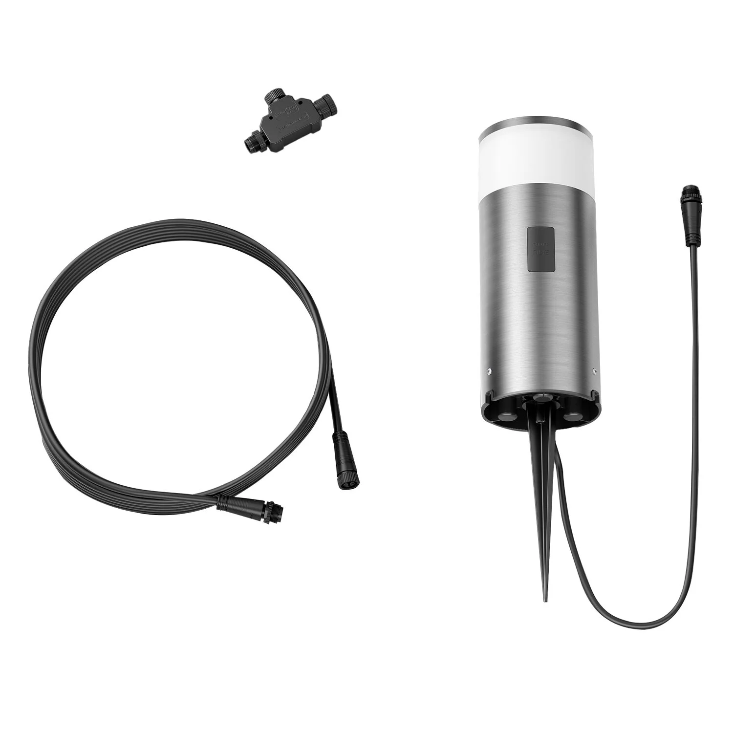 Philips Hue LED-Sockelleuchte Erweiterung White & Color Ambiance Calla Silber 3 Philips Hue LED-Sockelleuchte Erweiterung White & Color Ambiance Calla Silber – Bild 3