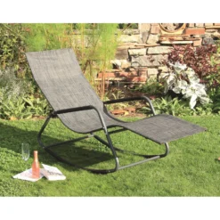 Acamp Schaukelliege Rockstar Anthrazit / Smoke (HxBxT) 81 X 57 X 143 Cm 9 Acamp Schaukelliege Rockstar Anthrazit / Smoke (HxBxT) 81 X 57 X 143 Cm -Lampen & Leuchten affär 738598 5