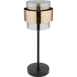 Globo Tischleuchte Milley Metall Schwarz Matt Ø 18 Cm / Höhe 47 Cm -Lampen & Leuchten affär 756515 3