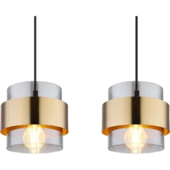 Globo Hängeleuchte Milley 4-flammig Metall Schwarz (HxBxT) 120 X 18 X 111 Cm -Lampen & Leuchten affär 756663 6