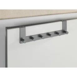 Wenko Türgarderobenleiste Celano Mit 6 Haken Stahl Grau Breite 39 Cm -Lampen & Leuchten affär 777398 7