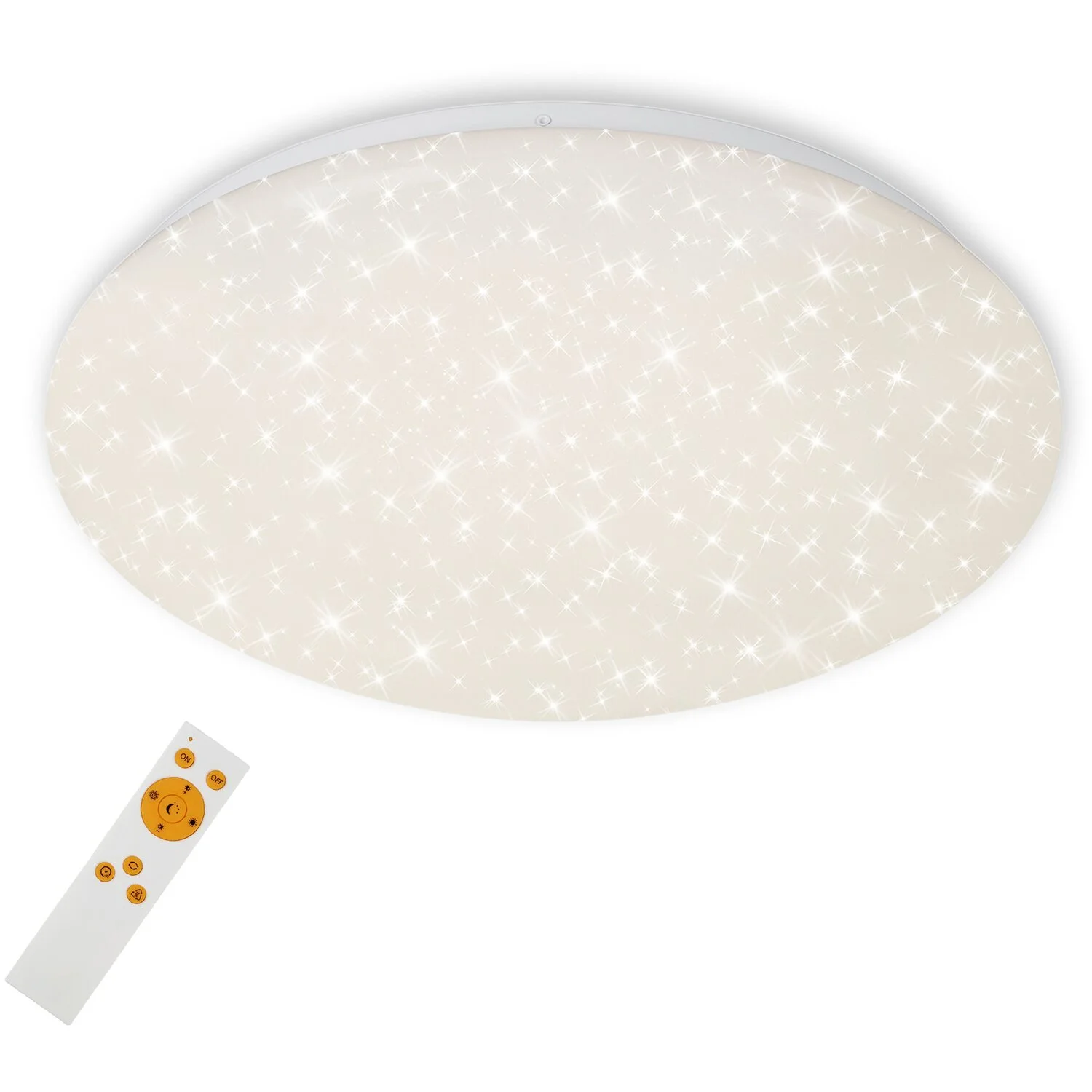 Briloner LED Sternenhimmel-Deckenleuchte Weiss Ø 39 Cm 3 Briloner LED Sternenhimmel-Deckenleuchte Weiss Ø 39 Cm – Bild 3