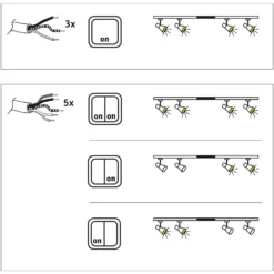 Paulmann Mitteleinspeisung URail Chrom Matt 3-/4-/5-adrig Max. 1'000 W -Lampen & Leuchten affär 787474 6