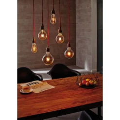 Paulmann Pendelleuchte Neordic Eldar E27 Rot-Brüniert Max. 1 X 20 W -Lampen & Leuchten affär 787500 3