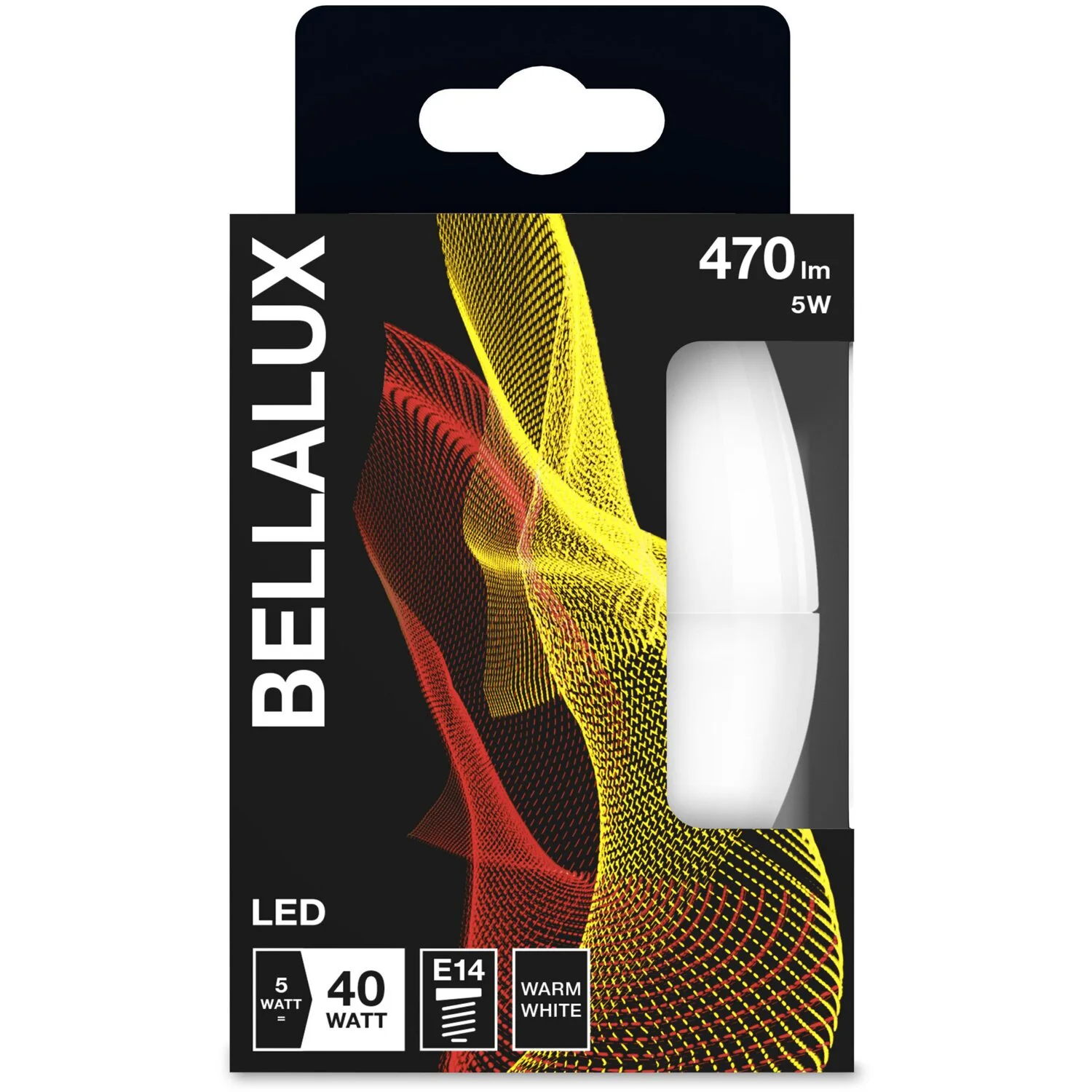 Bellalux LED-Leuchtmittel Kerzenform E14 Warmweiss 40W 470lm 2er Pack 2 Bellalux LED-Leuchtmittel Kerzenform E14 Warmweiss 40W 470lm 2er Pack – Bild 2