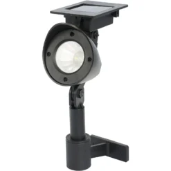 Globo 2in1-LED-Solarspot Wandleuchte Und Erdspiess Schwarz 0,06 W / 4'000 K