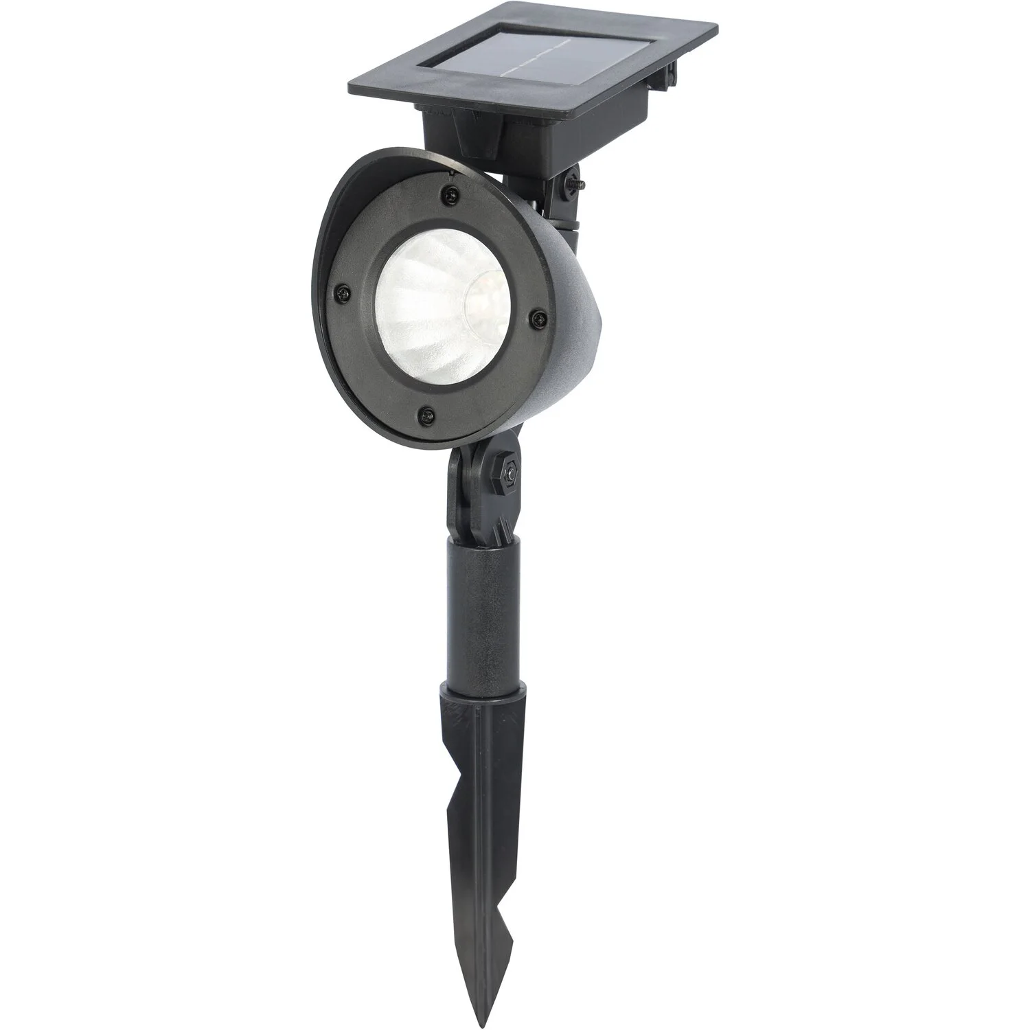 Globo 2in1-LED-Solarspot Wandleuchte Und Erdspiess Schwarz 0,06 W / 4'000 K 2 Globo 2in1-LED-Solarspot Wandleuchte Und Erdspiess Schwarz 0,06 W / 4'000 K – Bild 2