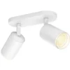 Philips Hue White Spot Fugato GU10 / 2 Flg. Weiss Bluetooth 2 X 350 Lm