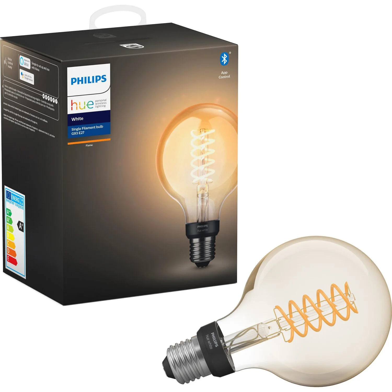 Philips Hue White LED-Leuchtmittel Globe E27 Filament Klar 5 Philips Hue White LED-Leuchtmittel Globe E27 Filament Klar – Bild 5
