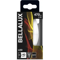 Bellalux LED-Leuchtmittel Kerzenform E14 Warmweiss 40 W / 470 Lm 9 Bellalux LED-Leuchtmittel Kerzenform E14 Warmweiss 40 W / 470 Lm -Lampen & Leuchten affär 801901 4
