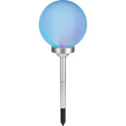 Solar-Kugel Mit Erdspiess Bojano Chrom