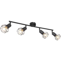 Globo Strahler Xara I / 4 X E14 Schwarz -Lampen & Leuchten affär 831544 2