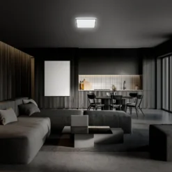 Brilo LED-Deckenleuchte Lino Schwarz 270 X 270 Mm / 1 X LED / 15 W -Lampen & Leuchten affär 836479 2