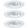 Paulmann LED-Einbauleuchte Nova Mini Schwenkbar Matt Weiss 3 X 4 / W 2'700 K