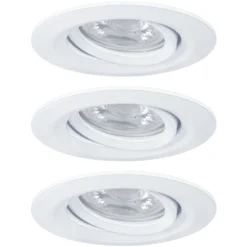 Paulmann LED-Einbauleuchte Nova Mini Schwenkbar Matt Weiss 3 X 4 / W 2'700 K