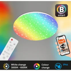 Brilo B Smart Deckenleuchte Barny S Weiss 21 W / 2'200 Lm Inkl. Fernbedienung 19 Brilo B Smart Deckenleuchte Barny S Weiss 21 W / 2'200 Lm Inkl. Fernbedienung -Lampen & Leuchten affär 846397 2