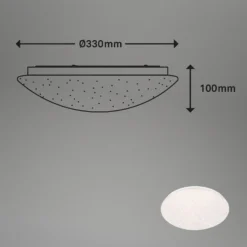 Brilo B Smart Deckenleuchte Barny S Weiss 21 W / 2'200 Lm Inkl. Fernbedienung 31 Brilo B Smart Deckenleuchte Barny S Weiss 21 W / 2'200 Lm Inkl. Fernbedienung -Lampen & Leuchten affär 846397 8