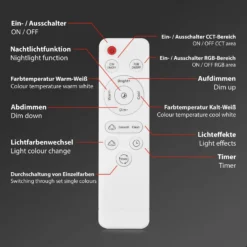 Brilo B Smart Deckenleuchte Barny S Weiss 21 W / 2'200 Lm Inkl. Fernbedienung 33 Brilo B Smart Deckenleuchte Barny S Weiss 21 W / 2'200 Lm Inkl. Fernbedienung -Lampen & Leuchten affär 846397 9