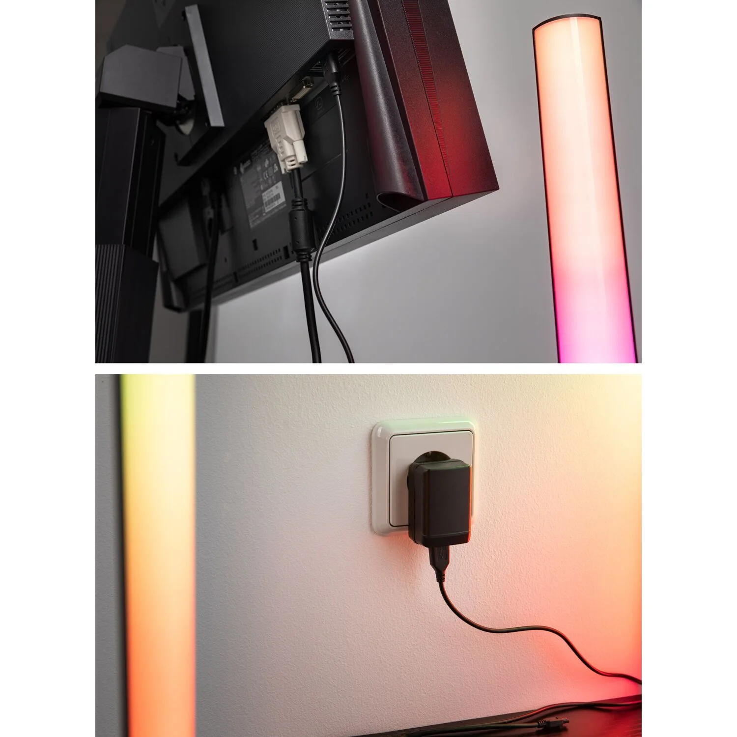 Paulmann EntertainLED Dynamic-LED-Lichtsäule Länge 30 Cm / 2 Stk. 2 Paulmann EntertainLED Dynamic-LED-Lichtsäule Länge 30 Cm / 2 Stk. – Bild 2