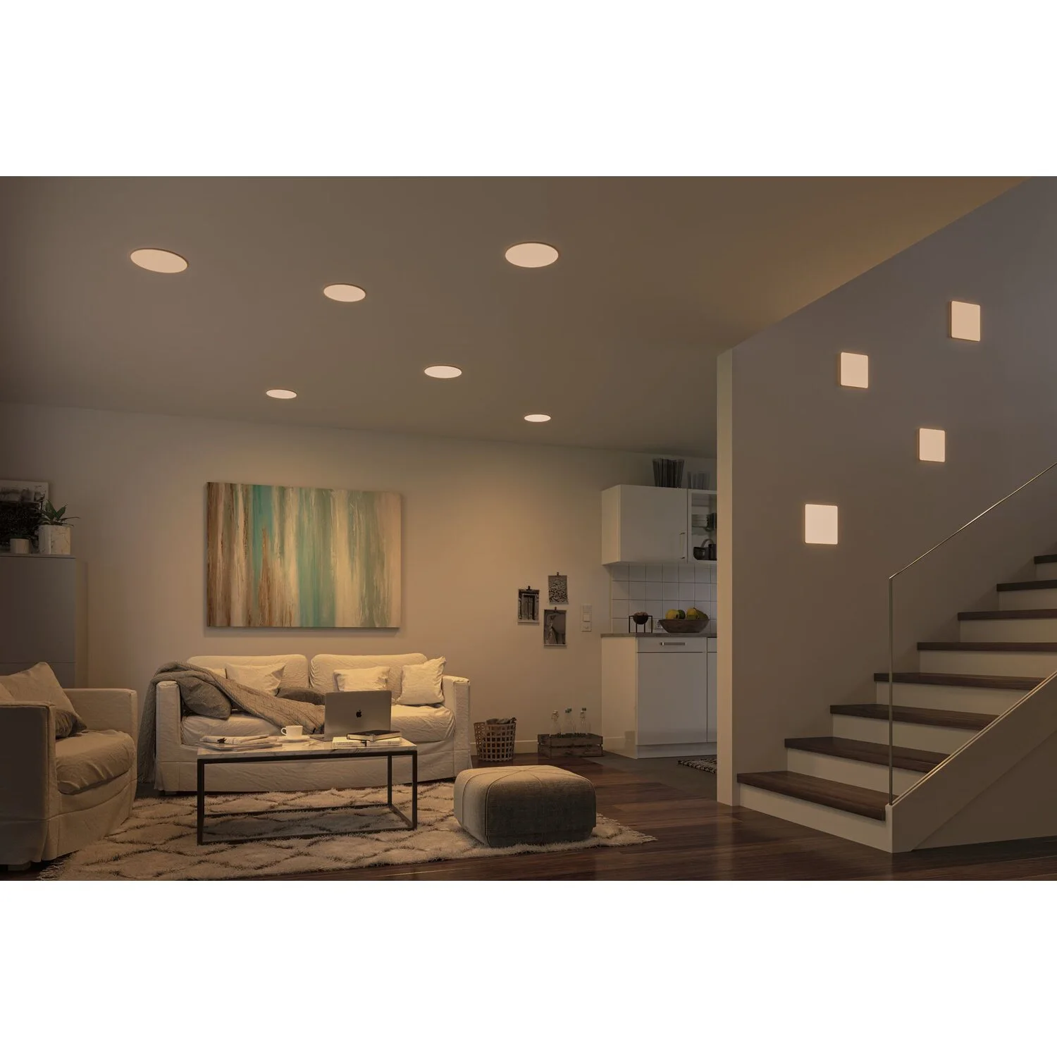 Paulmann LED-Einbaupanel Veluna VariFit Eckig Dimmbar 185 X 185 Mm / 17 W 4 Paulmann LED-Einbaupanel Veluna VariFit Eckig Dimmbar 185 X 185 Mm / 17 W – Bild 4