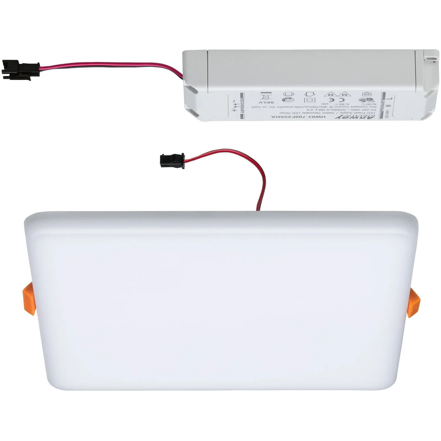 Paulmann LED-Einbaupanel Veluna VariFit Eckig Dimmbar 185 X 185 Mm / 17 W 6 Paulmann LED-Einbaupanel Veluna VariFit Eckig Dimmbar 185 X 185 Mm / 17 W – Bild 6