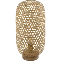 Globo Tischleuchte Mirena Bambus Ø 22 Cm / Höhe 46 Cm