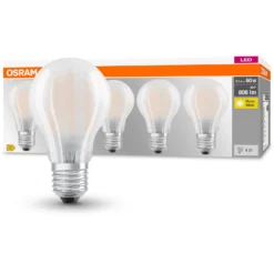 Osram LED-Leuchtmittel Base Glühlampenform Filament Matt E27 Warmweiss 60 W / 80 -Lampen & Leuchten affär 849993 2