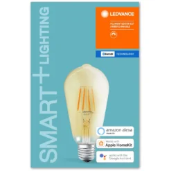Ledvance Smart+ Bluetooth LED-Leuchtmittel Edison Filament E27 Warmweiss 55W 680 -Lampen & Leuchten affär 850878 2