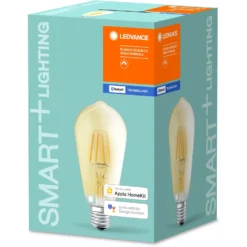 Ledvance Smart+ Bluetooth LED-Leuchtmittel Edison Filament E27 Warmweiss 55W 680 -Lampen & Leuchten affär 850878 4