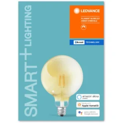 Ledvance Smart+ Bluetooth LED-Leuchtmittel Globe Filament E27 Warmweiss 55W 680l -Lampen & Leuchten affär 850882 2