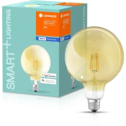 Ledvance Smart+ Bluetooth LED-Leuchtmittel Globe Filament E27 Warmweiss 55W 680l -Lampen & Leuchten affär 850882 3