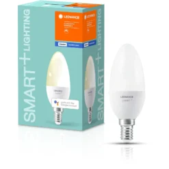 Ledvance Smart+ Bluetooth LED-Leuchtmittel Kerzenform E14 Warmweiss 40W 470lm Di -Lampen & Leuchten affär 850884 1
