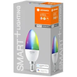 Ledvance Smart+ Wifi LED-Leuchtmittel Kerzenform E14 RGBW 40W 470lm Dimmbar -Lampen & Leuchten affär 850920 2