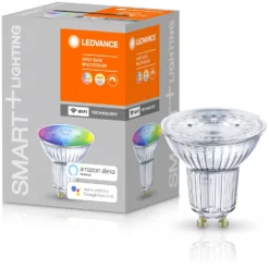 Ledvance Smart+ Wifi LED-Leuchtmittel Reflektor PAR16 GU10 RGBW 50W 350lm Dimmba -Lampen & Leuchten affär 850928 1