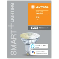 Ledvance Smart+ Wifi LED-Leuchtmittel Reflektor PAR16 GU10 Warmweiss 50W 350lm D -Lampen & Leuchten affär 850931 2
