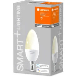 Ledvance Smart+ Wifi LED-Leuchtmittel Kerzenform E14 Warmweiss 40W 470lm Dimmbar -Lampen & Leuchten affär 856760 1