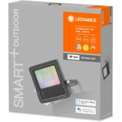 Ledvance Smart+ Wifi LED-Flutlicht Flood RGBW 10W 630lm Dimmbar Dunkelgrau Outdo -Lampen & Leuchten affär 856790 2