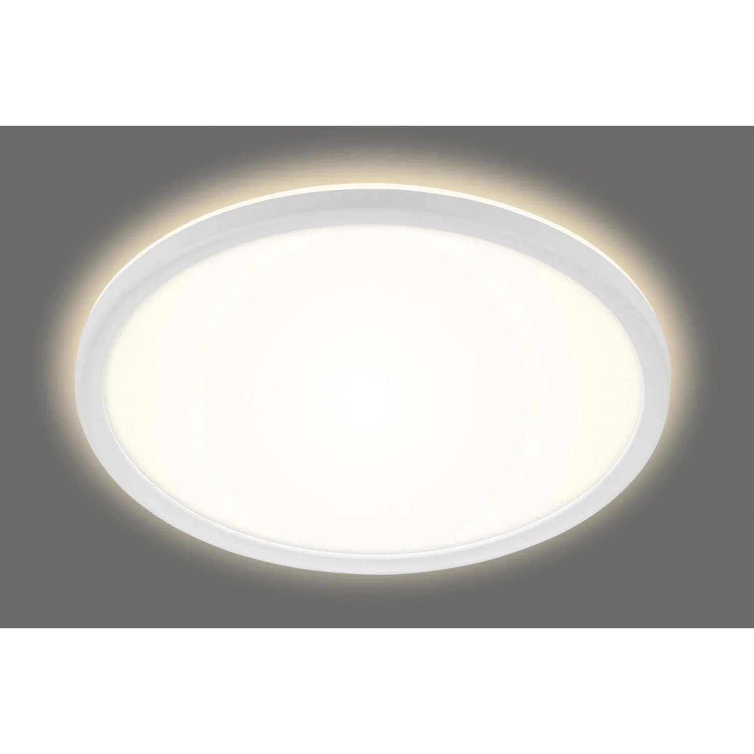 Brilo LED-Panel Slim Weiss 18 W / 2'400 Lm Inkl. Fernbedienung 2 Brilo LED-Panel Slim Weiss 18 W / 2'400 Lm Inkl. Fernbedienung – Bild 2